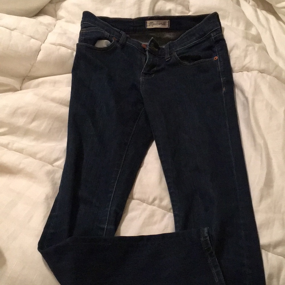 Madewell dark wash skinny skinny jeans